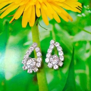 Vintage Rhinestone Fancy Shoe Clips